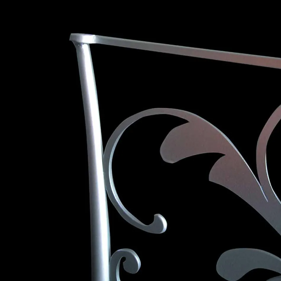 Smidesjärn dubbelsäng Mimosa Viadurini