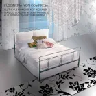 Dubbelsäng smidesjärn Pan Viadurini