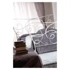 Dubbelsäng i järn med valfri fotbräda Tillverkad i Italien - Lampo Viadurini