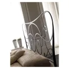 Dubbelsäng i järn med valfri fotbräda Tillverkad i Italien - Lampo Viadurini