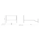 Dubbelsäng i grönt eller svart järn Made in Italy - Poldo Viadurini