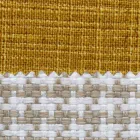 Dubbelsäng i tyg med metallfötter tillverkad i Italien - Glorio Viadurini