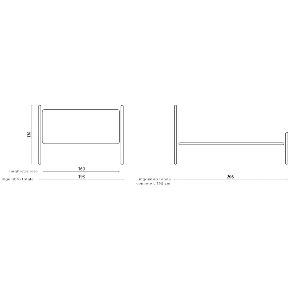 Dubbelsäng i äkta läder komplett med madrass och 2 sängbord - King Viadurini