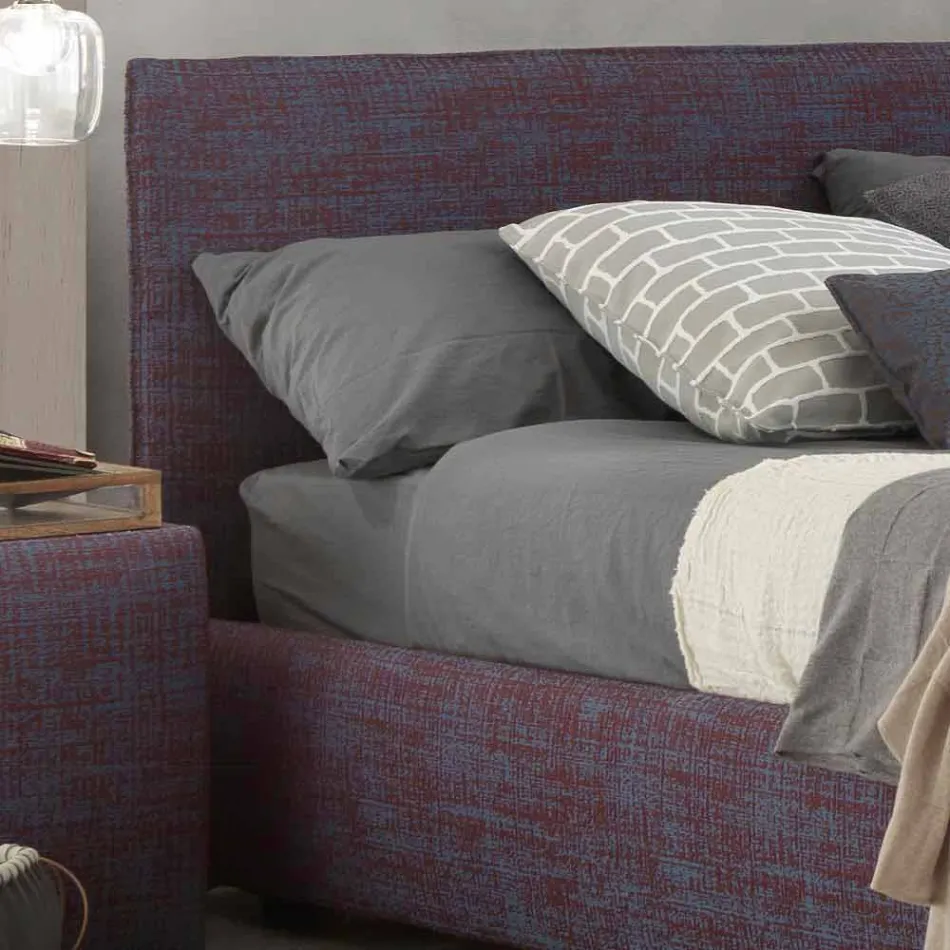 Modern dubbelsäng, med förråd, Gaya New by Bolzan Viadurini