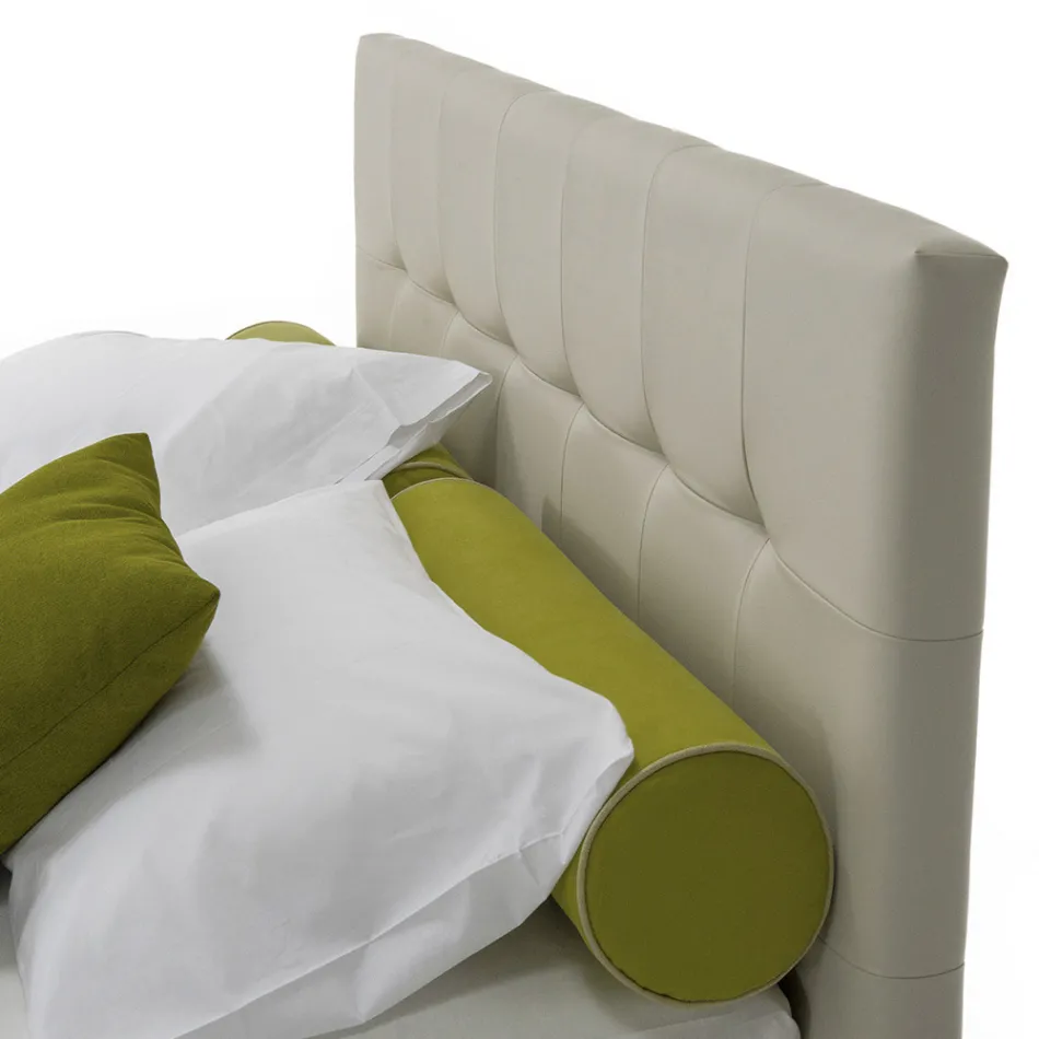 Lyxig modern dubbelsäng med förvaringslåda Tillverkad i Italien - Orfei Viadurini