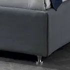 Samtida stoppade dubbelsäng med låda topp 160x190 / 200cm Mia Viadurini