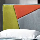 Samtida stoppade dubbelsäng med låda topp 160x190 / 200cm Mia Viadurini