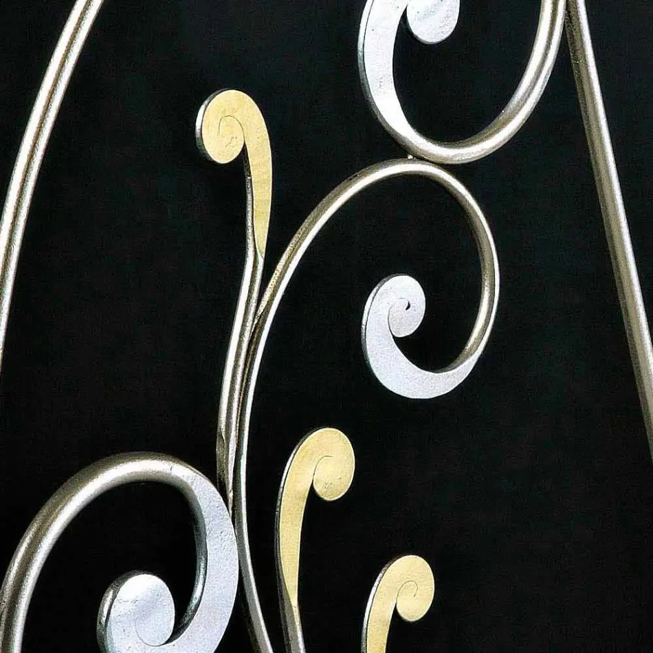 neoklassiska dubbelsäng smidesjärn hand full Jessica Viadurini