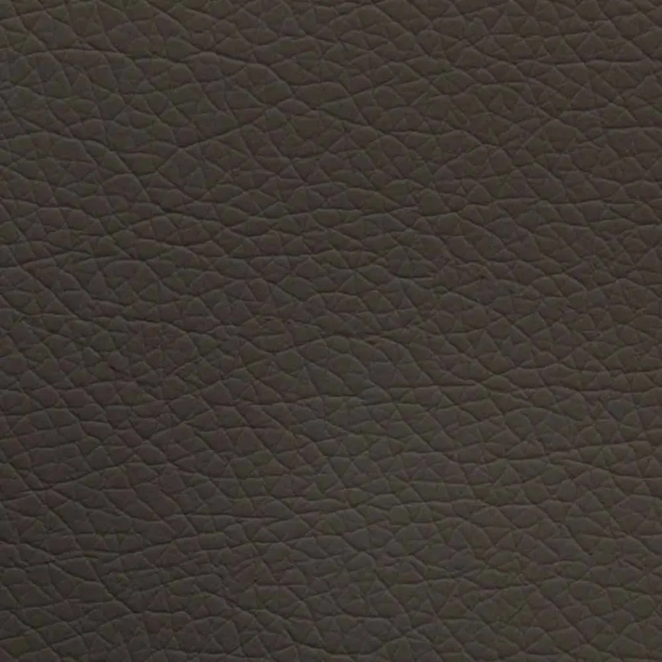 Dubbelsäng täckt i imiterat läder med fötter tillverkade i Italien - Nurzio Viadurini