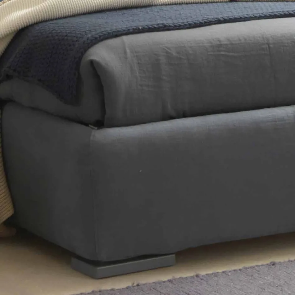 Dubbelsäng utan lådan, modern design, Iorca av Bolzan Viadurini