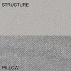 Rund dubbelsäng täckt i Made in Italy Design Ecoleather - Vesio Viadurini