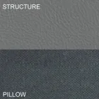 Rund dubbelsäng täckt i Made in Italy Design Ecoleather - Vesio Viadurini