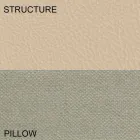 Rund dubbelsäng täckt i Made in Italy Design Ecoleather - Vesio Viadurini