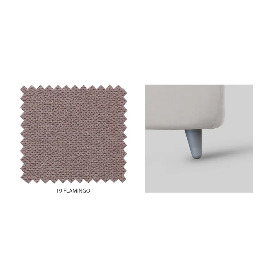 Enkelsäng med valfri förvaring Made in Italy - Ciccio Viadurini