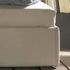 Enkelsäng med formad huvudbräda och sidopanel, Line8 Bolzan Viadurini