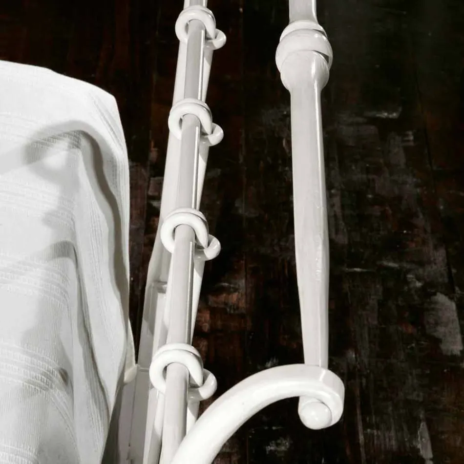 Enkelsäng i smidesjärn hela Amanda utformad, tillverkad i Italien Viadurini