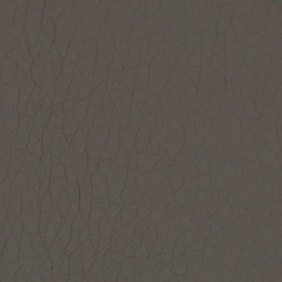 Rund design dubbelsäng täckt av ekologiskt läder - Faenza Viadurini