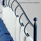 En säng och en halv Square smidesjärn Amethyst Viadurini