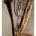 En säng och en halv Square smidesjärn Ares Viadurini