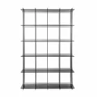 Bokhyllor modern design rökt Plexiglas Sfera4 Viadurini