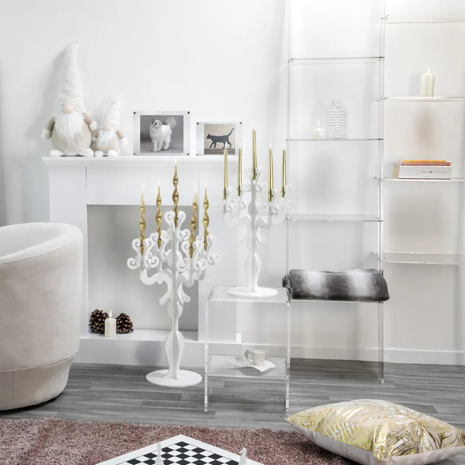 Transparent plexiglas väggbokhylla Design upp till 4 element - Trezza Viadurini