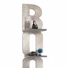 Väggbokhylla med handgjord design i Italien 3 Nicla hyllor Viadurini