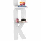 Väggbokhylla med handgjord design i Italien 3 Nicla hyllor Viadurini