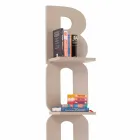 Väggbokhylla med handgjord design i Italien 3 Nicla hyllor Viadurini