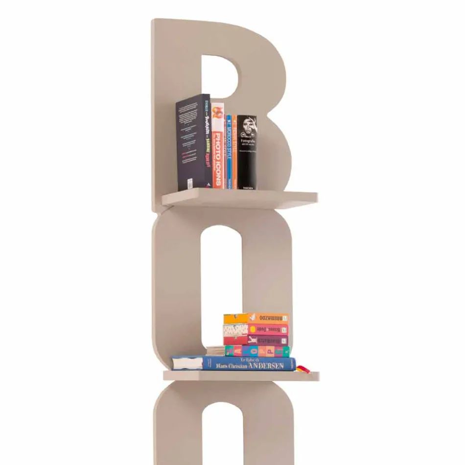 Väggbokhylla med handgjord design i Italien 3 Nicla hyllor Viadurini