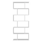 Vertikal Design Vägg Bokhylla Vardagsrum i Trä 3 Finishes - Minetta Viadurini