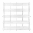 fristående bokhylla / vägg modern design Pam transparent Viadurini