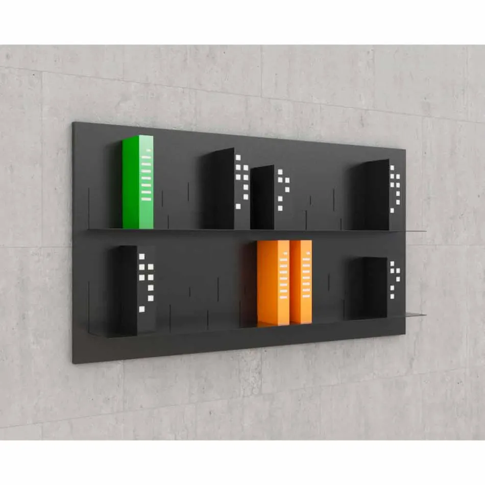 Bokhylla Hang Skyline 130x70 Mabele Viadurini