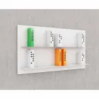 Bokhylla Hang Skyline 130x70 Mabele Viadurini