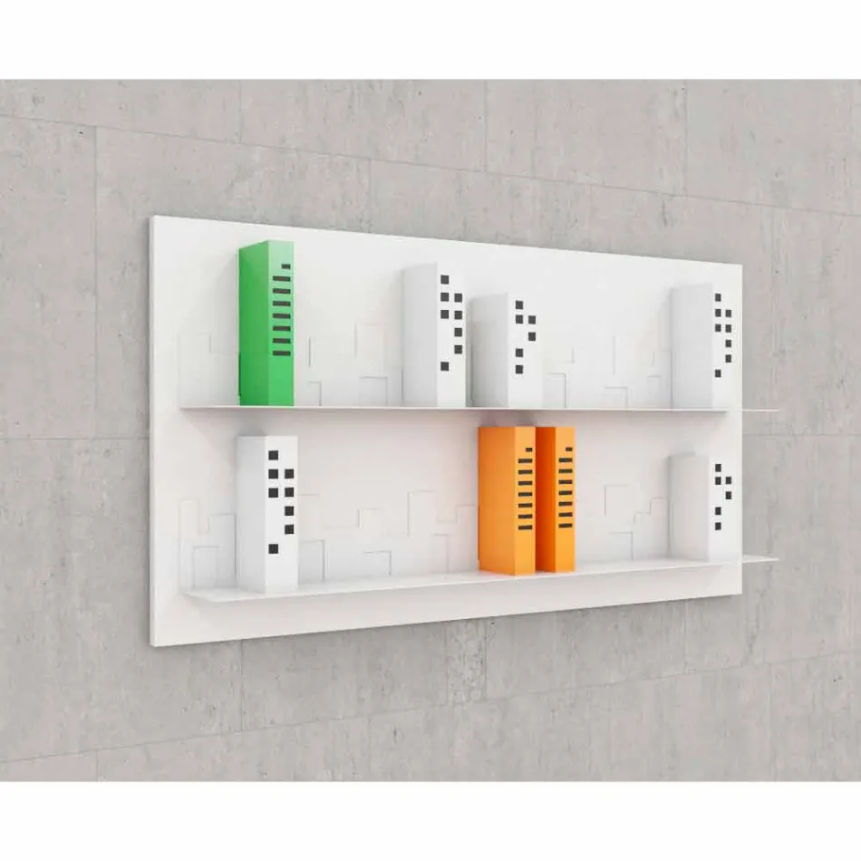 Bokhylla Hang Skyline 130x70 Mabele Viadurini