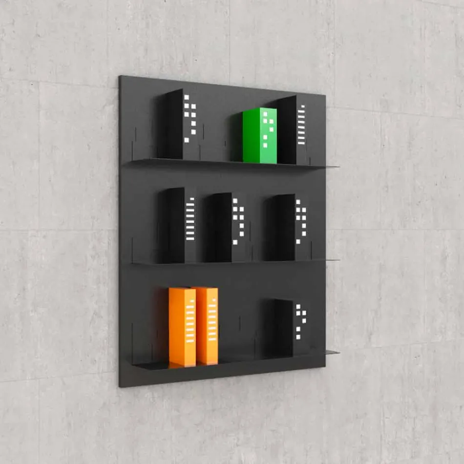 Bokhylla Hang Skyline 90x110 Mabele Viadurini