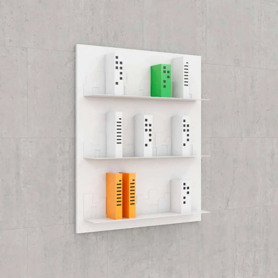 Bokhylla Hang Skyline 90x110 Mabele Viadurini