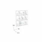 Bokhylla Hang Skyline 90x110 Mabele Viadurini