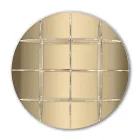 Rund väggbokhylla i guld eller silver plexiglas Tillverkad i Italien - Lizzy Viadurini