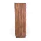 Bokhylla för vardagsrummet av akaciaträ - Vortice Viadurini