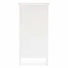 Klassisk golvbokhylla i trä med metallhandtag Homemotion - Spina Viadurini