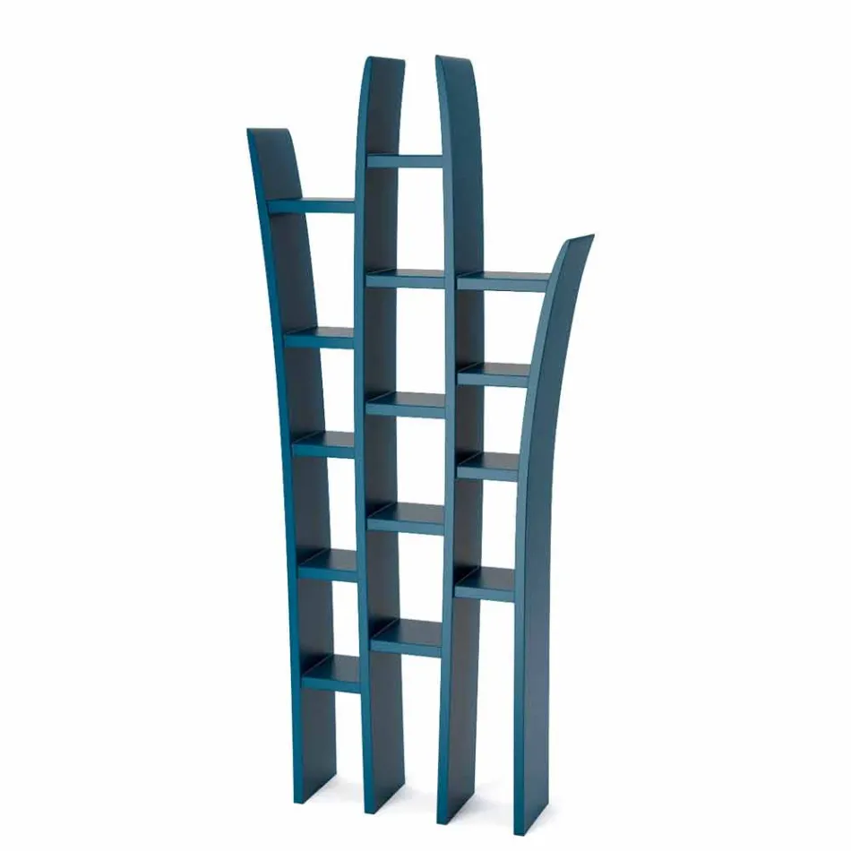 Herba modern design bokhylla gjord i Italien Viadurini