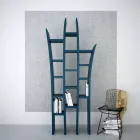 Herba modern design bokhylla gjord i Italien Viadurini