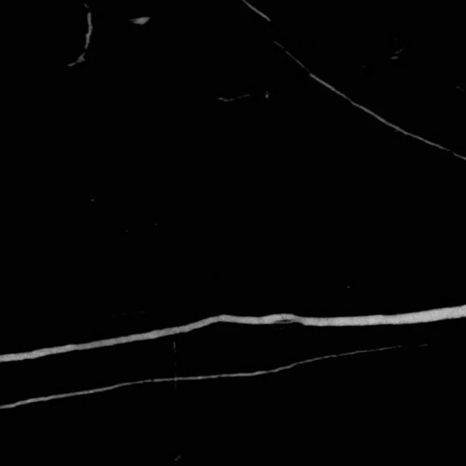 Designgolv bokhylla i trä med stengods toppar tillverkad i Italien - Aspide Viadurini