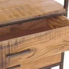 Golvbokhylla i industriell stil i Homemotion i stål och trä - Zompo Viadurini