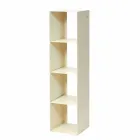 Svart, röd, vit eller grå järn modern golvbokhylla tillverkad i Italien - Pls Viadurini