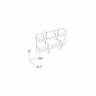 Bibliotek Design Battikuore 130x87 (2 hyllor) Mabele Viadurini