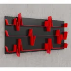 Bibliotek Design Battikuore 186x101 (3 hyllor) Mabele Viadurini