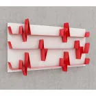 Bibliotek Design Battikuore 186x101 (3 hyllor) Mabele Viadurini