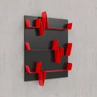 Bibliotek Design Battikuore 90x127 (3 hyllor) Mabele Viadurini