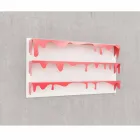 Bibliotek Design Kolata 130x70 (3 hyllor) Mabele Viadurini